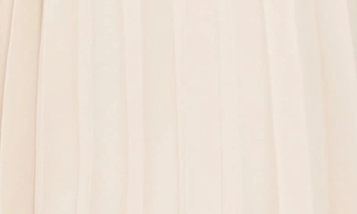 Halogen Pleated Midi Dress In White Birch