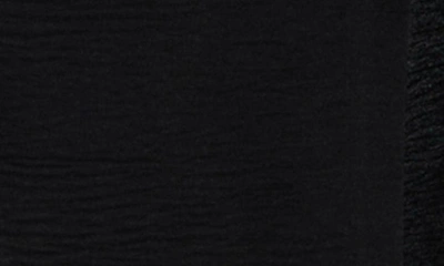 Shop Mango Tie Belt Long Sleeve Midi Shirtdress In Black