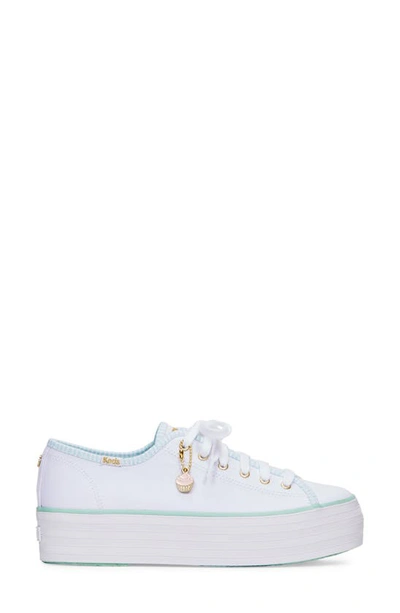 Shop Keds X Magnolia Bakery Triple Up Platform Sneaker In White Canvas