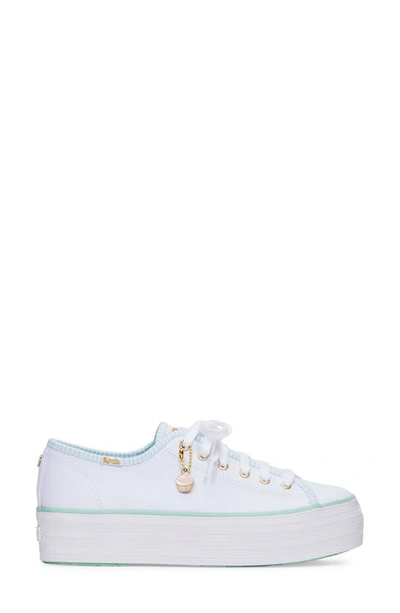 Keds X Magnolia Bakery Triple Up Platform Sneaker In White Canvas