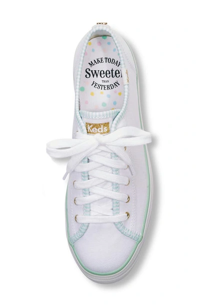 Keds X Magnolia Bakery Triple Up Platform Sneaker In White Canvas