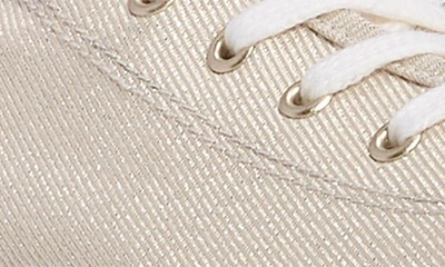 Shop Keds Triple Kick Sneaker In Gold Textile