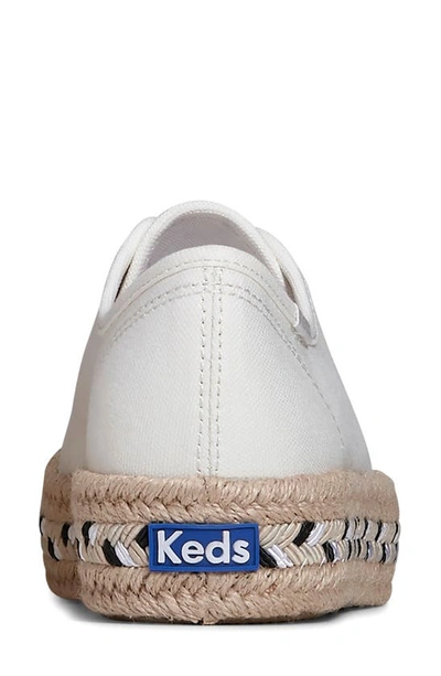 Shop Keds ® Triple Kick Sneaker In Natural Canvas