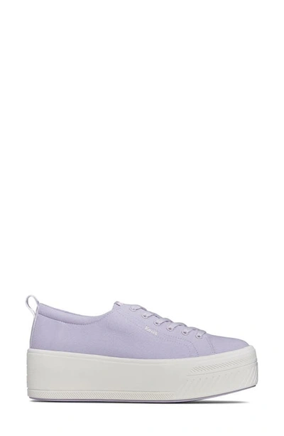 Shop Keds Sklyer Platform Sneaker In Light/ Pastel Purple Canvas