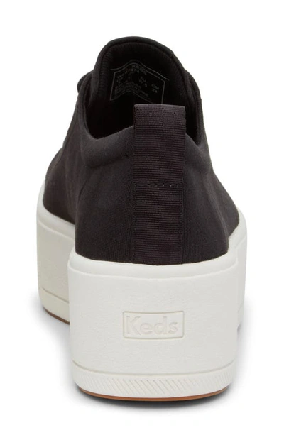 Shop Keds Sklyer Platform Sneaker In Black Canvas