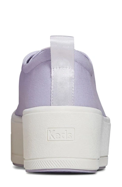 Keds Sklyer Platform Sneaker In Light/ Pastel Purple Canvas