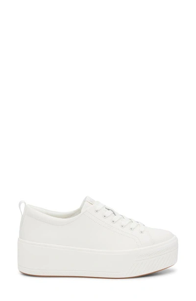 Shop Keds Skyler Platform Sneaker In White Leather