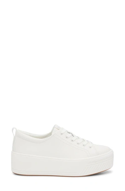 Keds Sklyer Platform Sneaker In White Leather