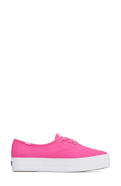 Shop Keds ® Point Canvas Sneaker In Bright Pink Canvas