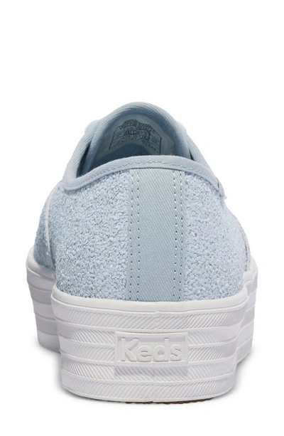 Keds Point 4 Platform Sneaker In Blue Glitter