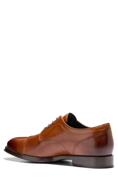 Shop Cole Haan Carnegie Cap Toe Derby In British Tan