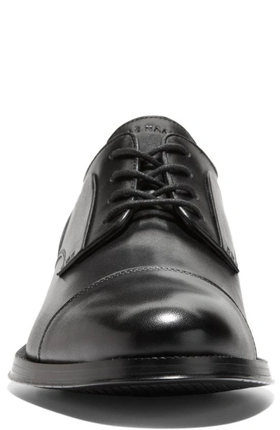 Shop Cole Haan Carnegie Cap Toe Derby In Black