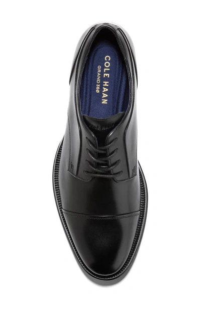 Shop Cole Haan Carnegie Cap Toe Derby In Black