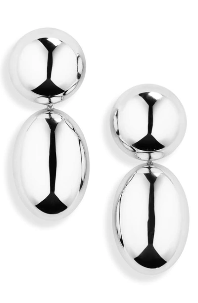 Shop Lie Studio The Klara Drop Earrings In 925 Sterling Silver