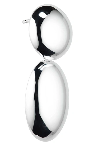 Lie Studio The Klara Drop Earrings In 925 Sterling Silver