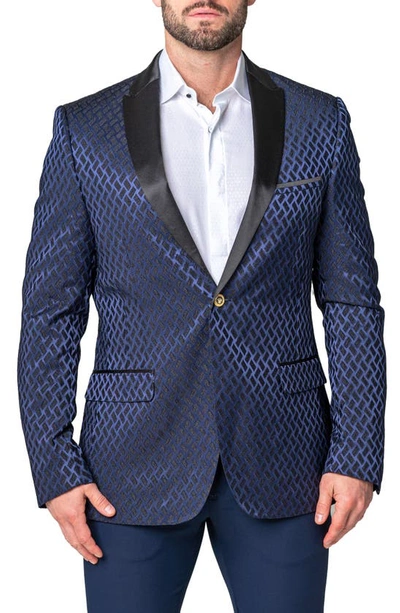 Shop Maceoo Tesla Scotch Blue Sport Coat