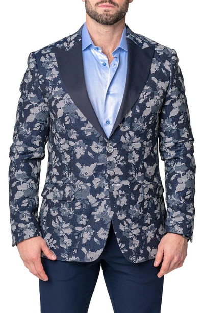 Maceoo Peak Premier Blue Sport Coat In Blue