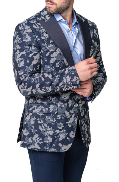 Maceoo Peak Premier Blue Sport Coat In Blue