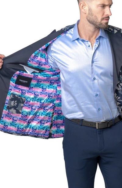 Maceoo Peak Premier Blue Sport Coat In Blue