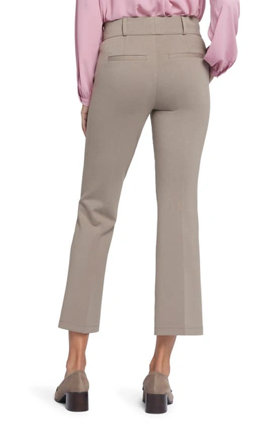 Nydj Pull-on Ankle Flare Pants In Saddlewood
