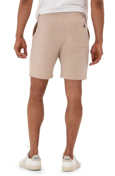 Shop Threads 4 Thought Garrett Drawstring Fleece Shorts In Chai