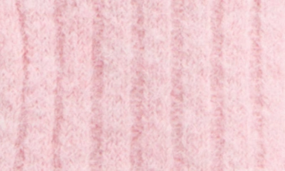 Shop Mango Rib V-neck Cardigan In Pink