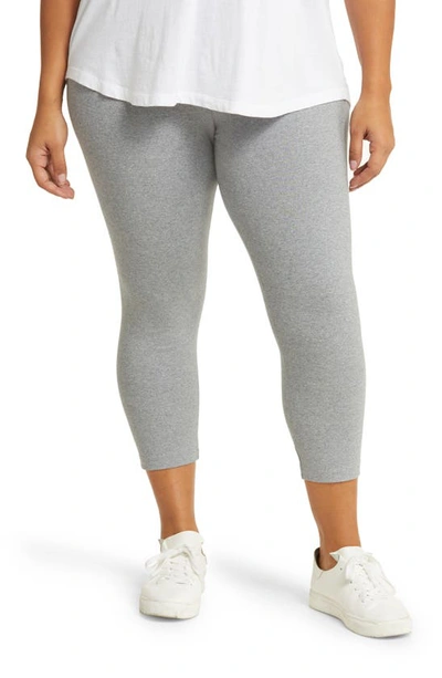 Shop Lyssé Crop Leggings In Grey Melnage