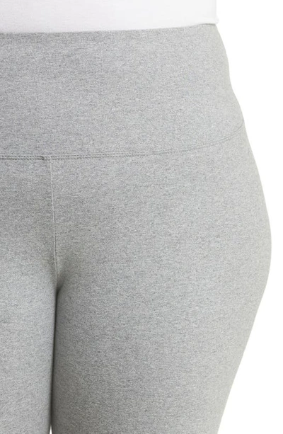 Lyssé Crop Leggings In Grey Melnage