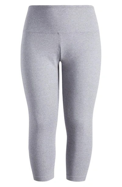 Lyssé Crop Leggings In Grey Melnage