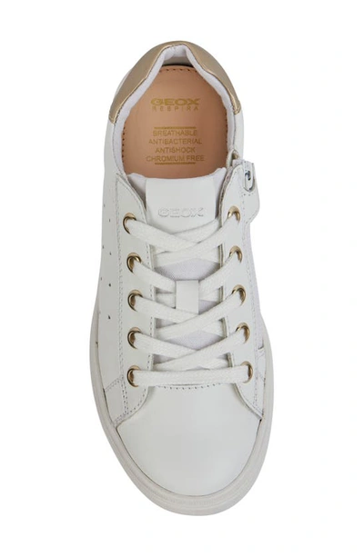 Shop Geox Nashik Waterproof Low Top Sneaker In White