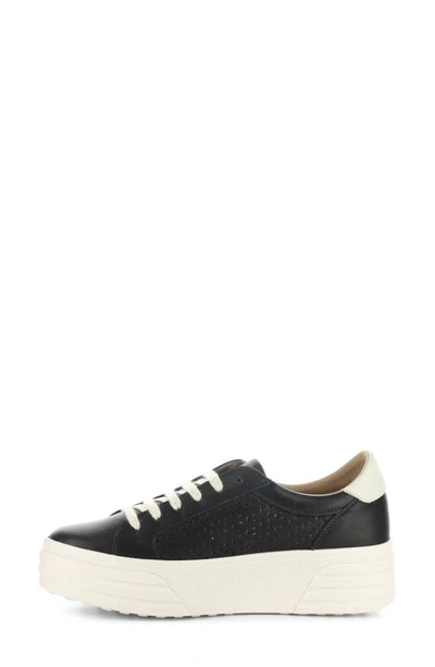 Shop Bos. & Co. Lotta Platform Sneaker In Black/ Pearl Veronica