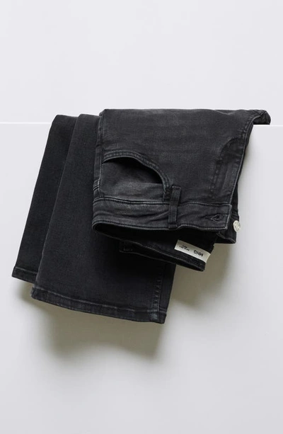 Mango Women's Medium-rise Flared Jeans In Black Denim
