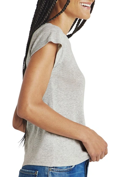 Shop Splendid Faye Crewneck Tee In Heather Grey