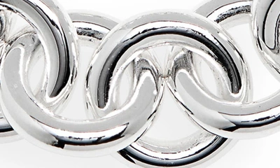Lie Studio The Marianne Chain Bracelet In Silver Plating