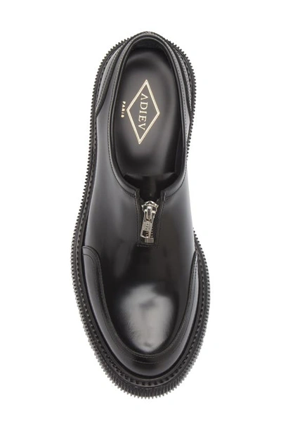 Adieu Creeper Sole Derby In Black