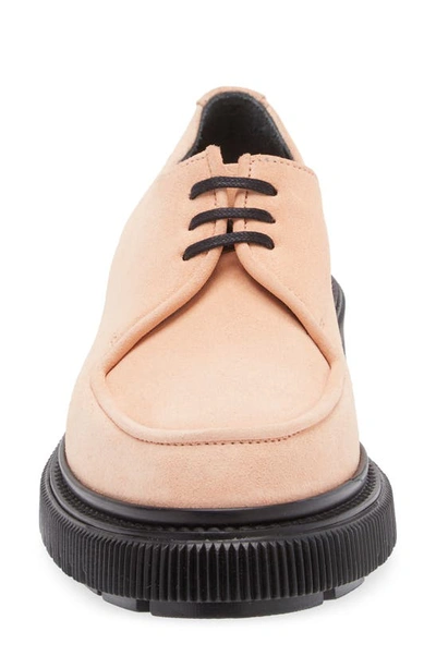 Adieu Apron Toe Derby In Strawberry