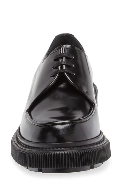 Shop Adieu Apron Toe Derby In Black