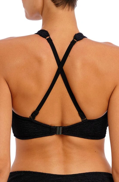 Freya Ibiza Waves Underwire Bralette Bikini Top In Black