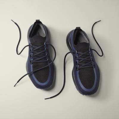 Shop Allbirds Men's Trail Runners Swt In True Navy/hazy Indigo