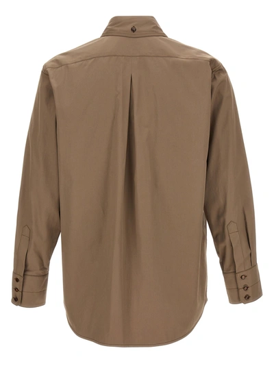 Shop Lemaire Relaxed Western Shirt, Blouse Beige