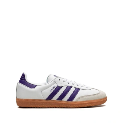 Shop Adidas Originals Adidas Sneakers In White/purple