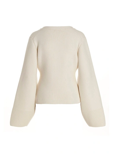 Shop Khaite Scarlet Sweater, Cardigans White