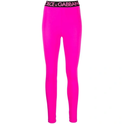 Shop Dolce & Gabbana Pants In Pink