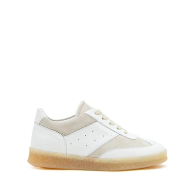 Shop Mm6 Maison Margiela Sneakers In White/neutrals