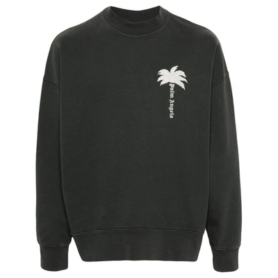 Shop Palm Angels Sweatshirts In Grey