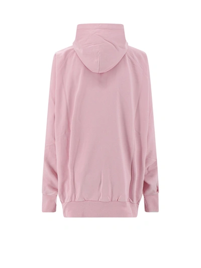 Shop Balenciaga Cotton Sweatshirt With Frontal Print