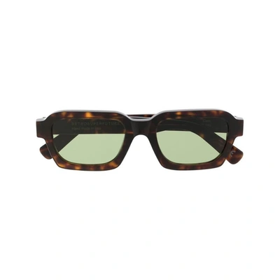 Shop Retrosuperfuture Eyewears In Brown/green