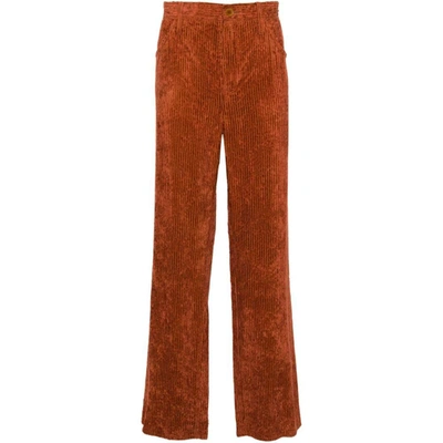 Shop Séfr Pants In Orange