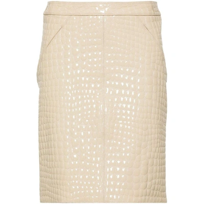Shop Tom Ford Skirts In Neutrals