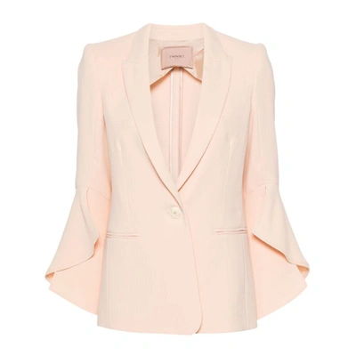 Shop Twinset Jackets In Pink